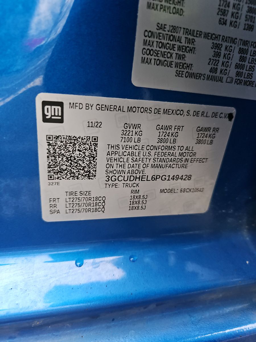 2023 Chevrolet Silverado 1500 ZR2 AWD