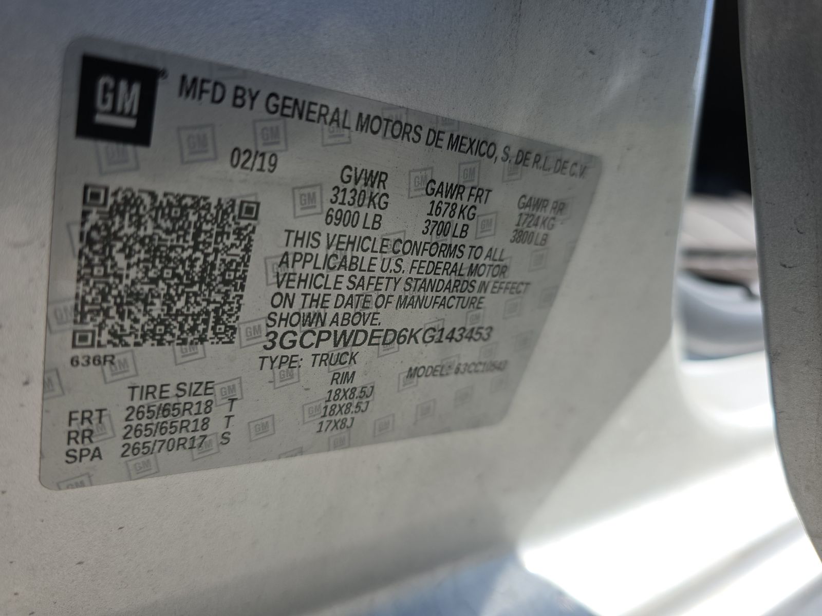 2019 Chevrolet Silverado 1500 RST RWD