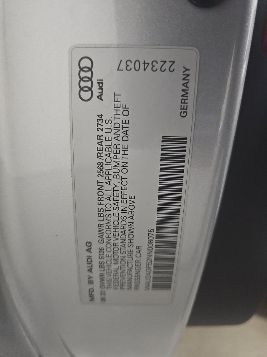 2022 Audi A5 Premium AWD