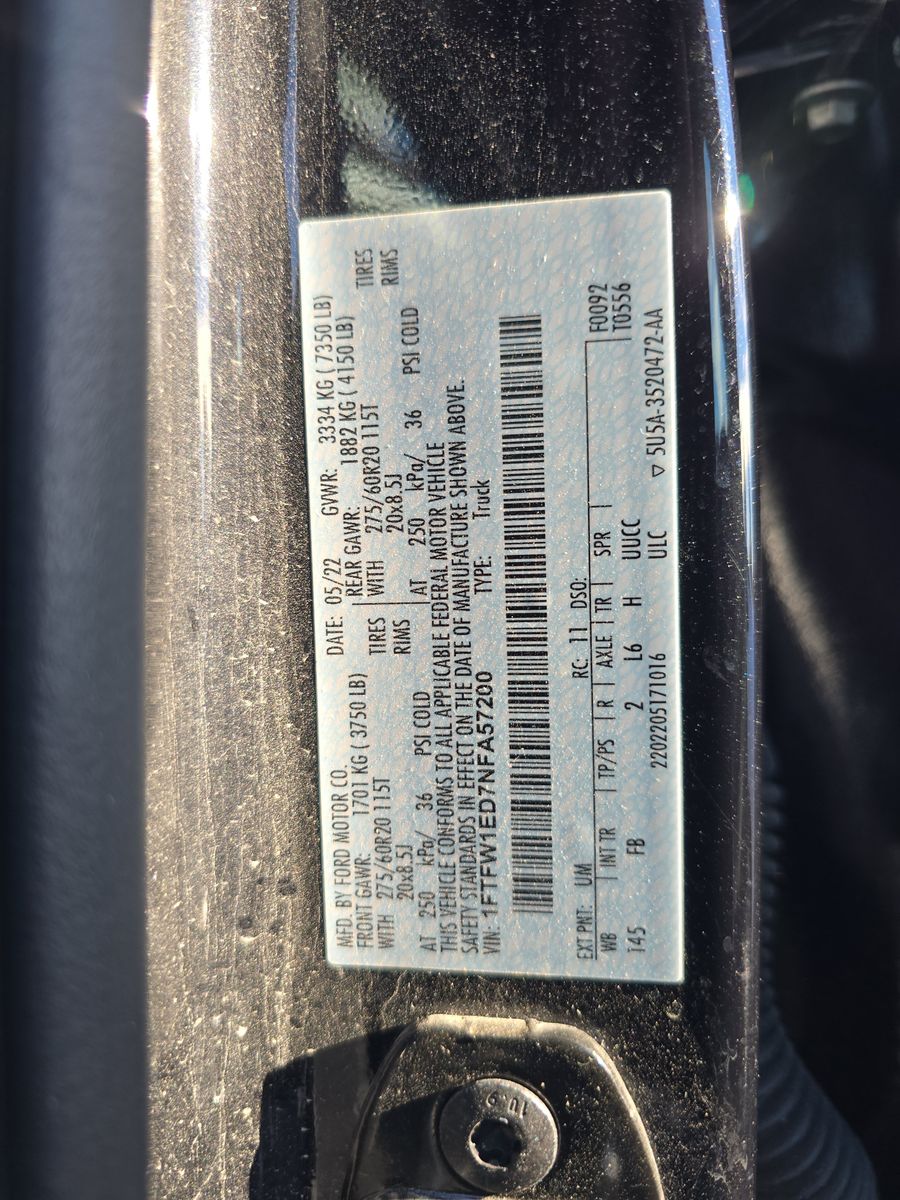 2022 Ford F-150 Hybrid XLT AWD