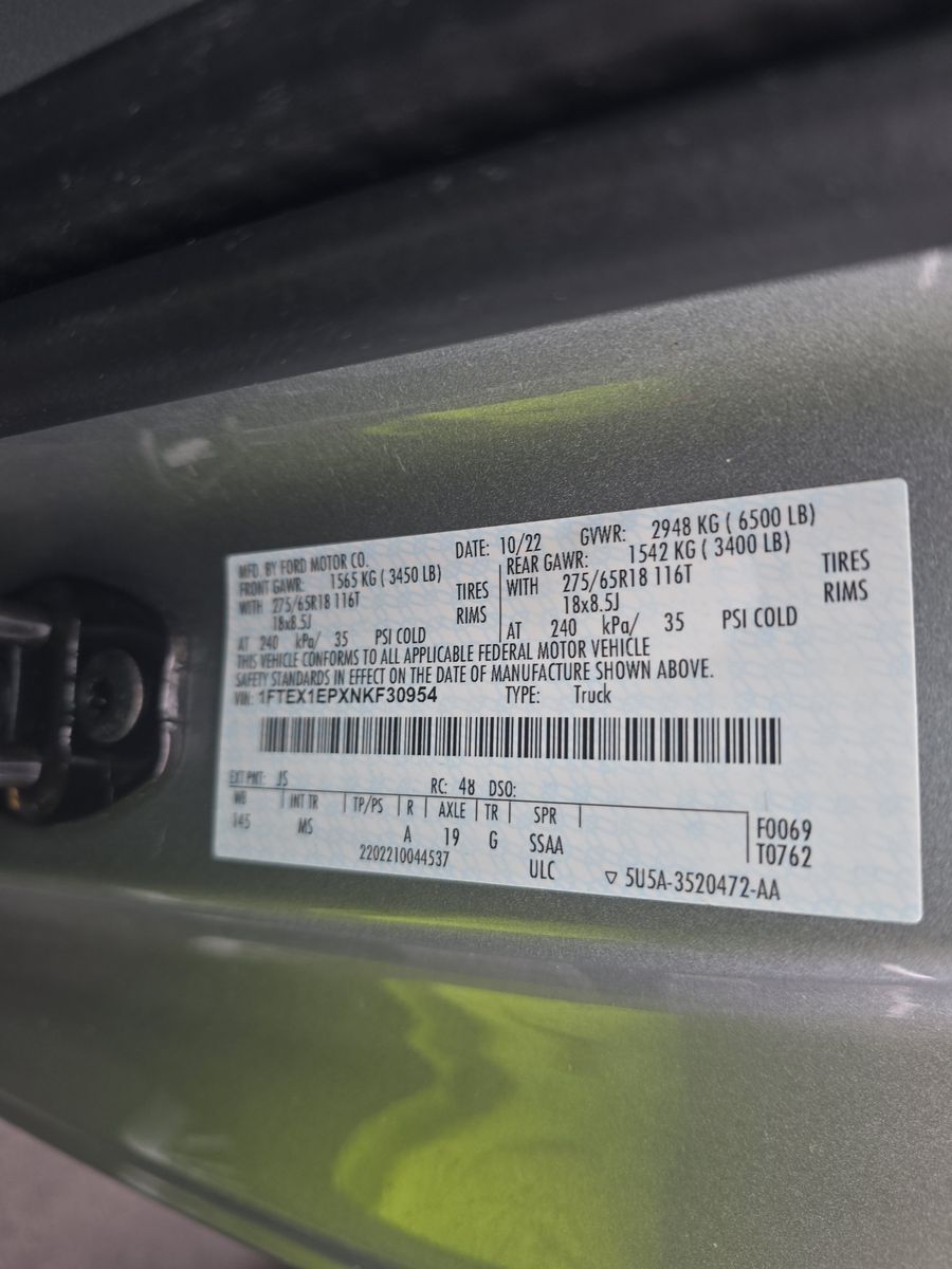 2022 Ford F-150 XLT AWD