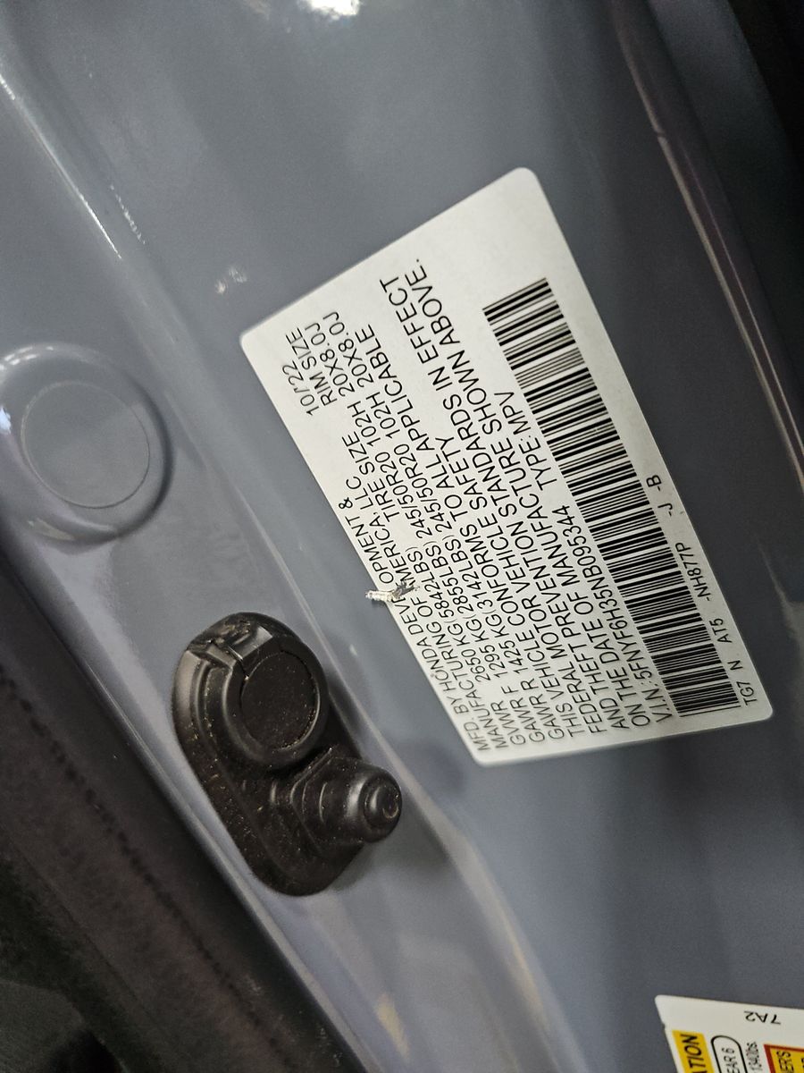 2022 Honda Pilot Sport AWD