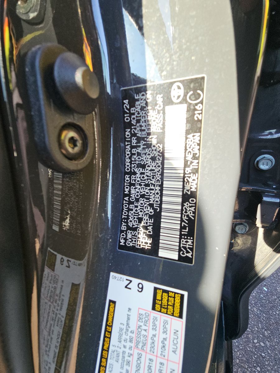 2024 Toyota Corolla Hybrid SE FWD