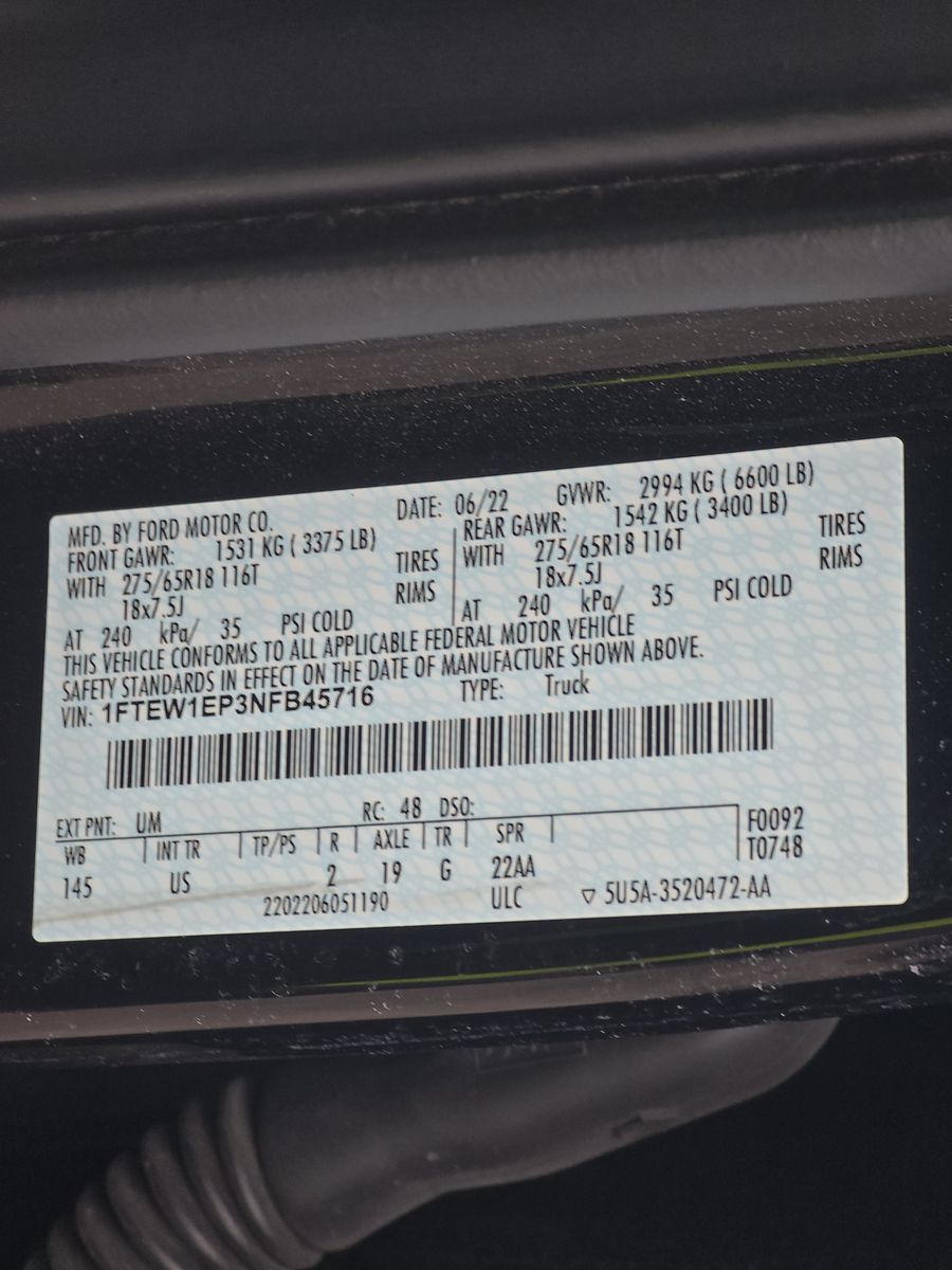 2022 Ford F-150 XLT AWD