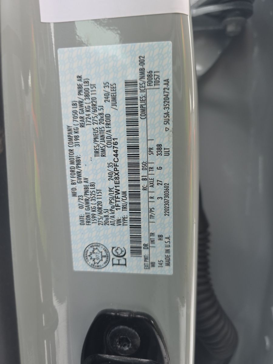 2023 Ford F-150 Lariat AWD