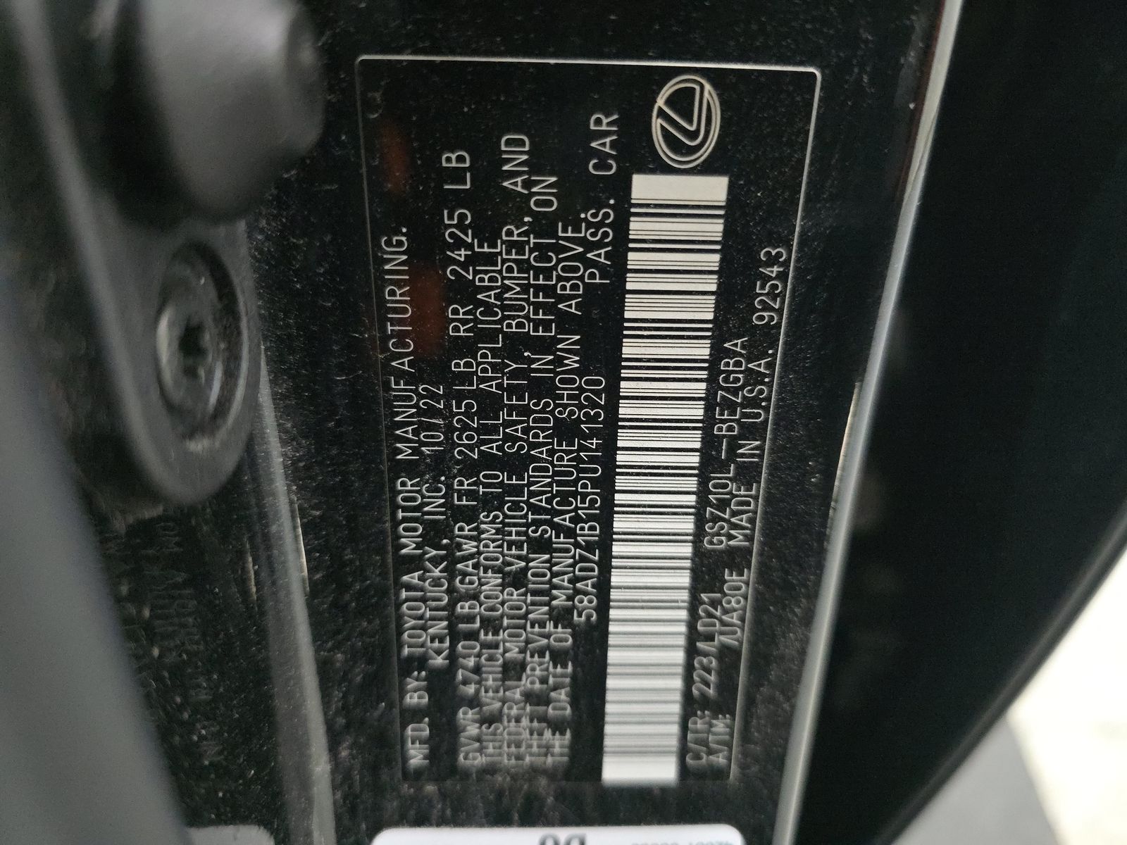 2023 Lexus ES ES 350 FWD