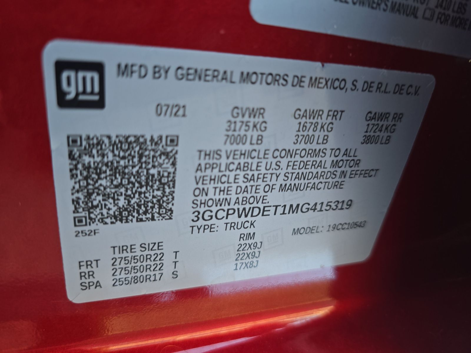 2021 Chevrolet Silverado 1500 RST RWD