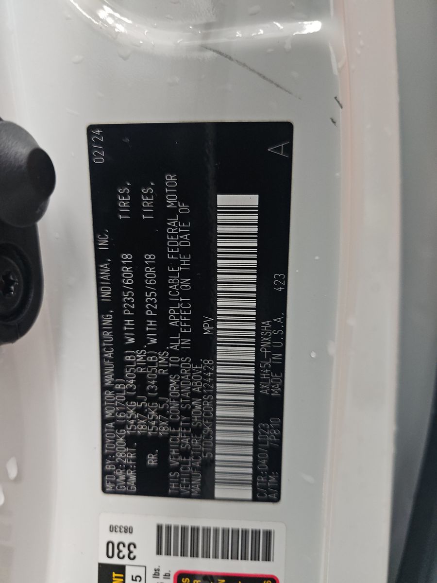 2024 Toyota Sienna XSE AWD