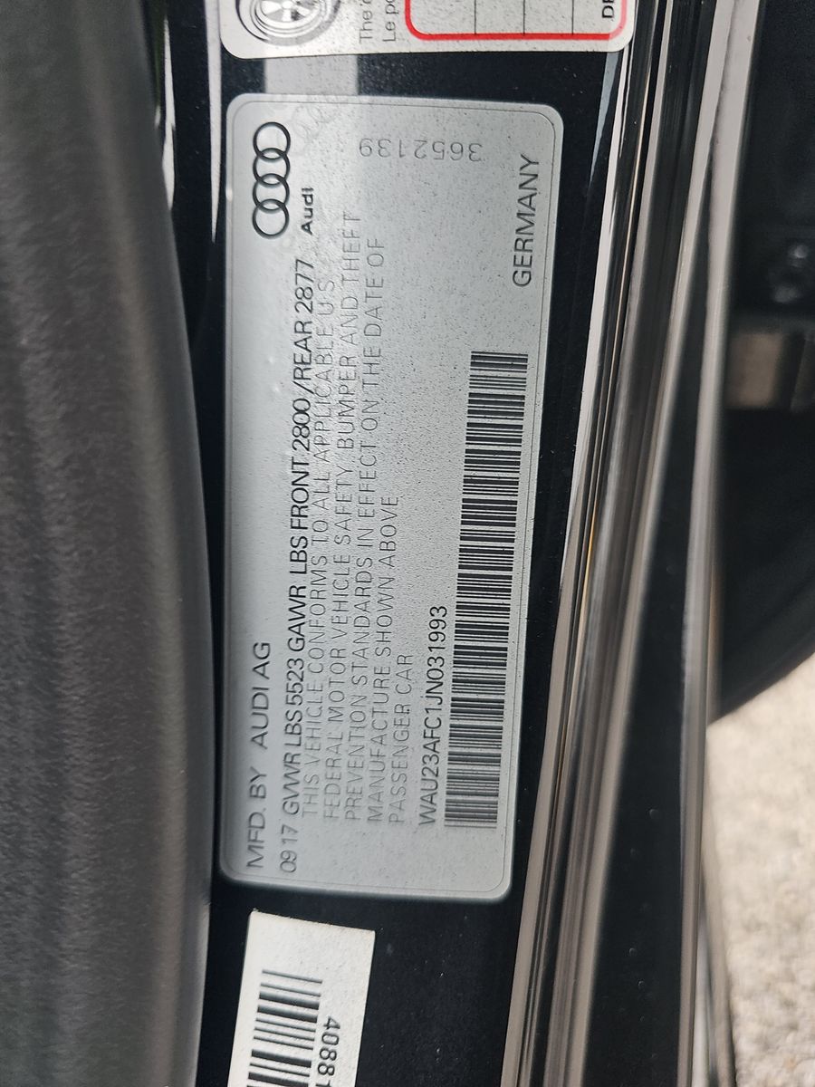 2018 Audi A7 3.0T Prestige AWD