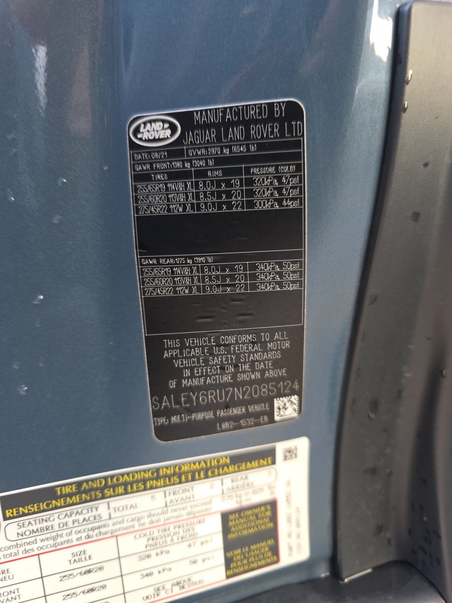 2022 Land Rover Defender 90 X-Dynamic S AWD