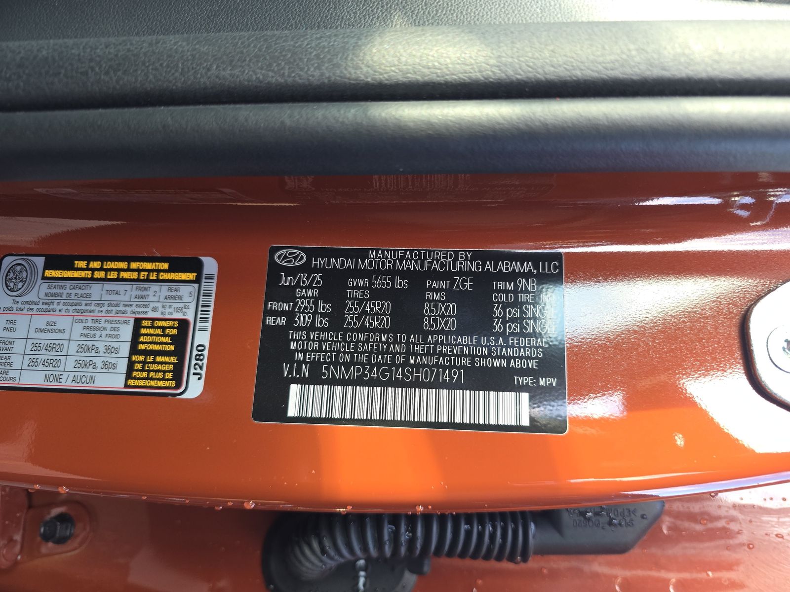 2025 Hyundai Santa Fe Hybrid Limited FWD