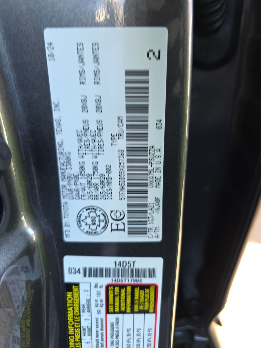 2025 Toyota Tundra Platinum AWD