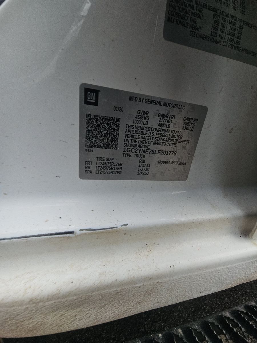 2020 Chevrolet Silverado 2500HD LT AWD