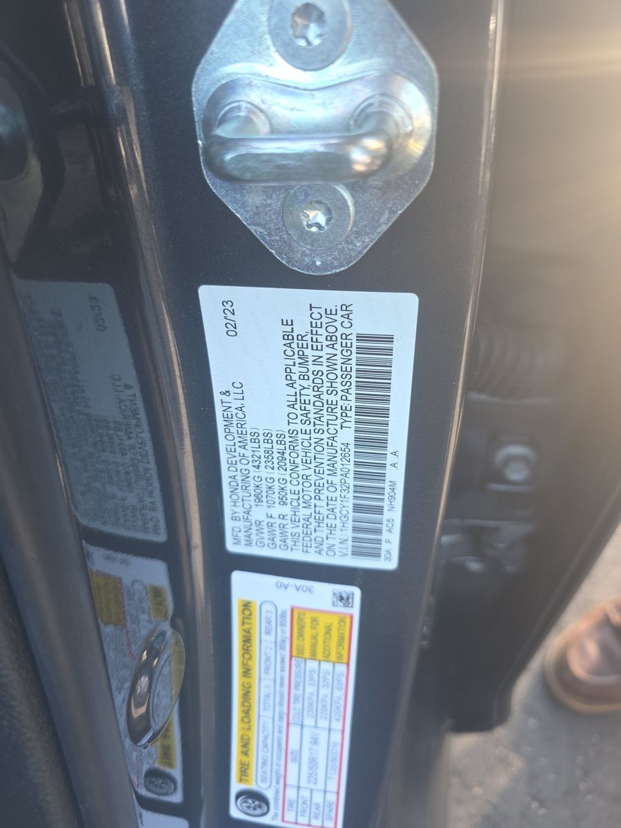 2023 Honda Accord EX FWD