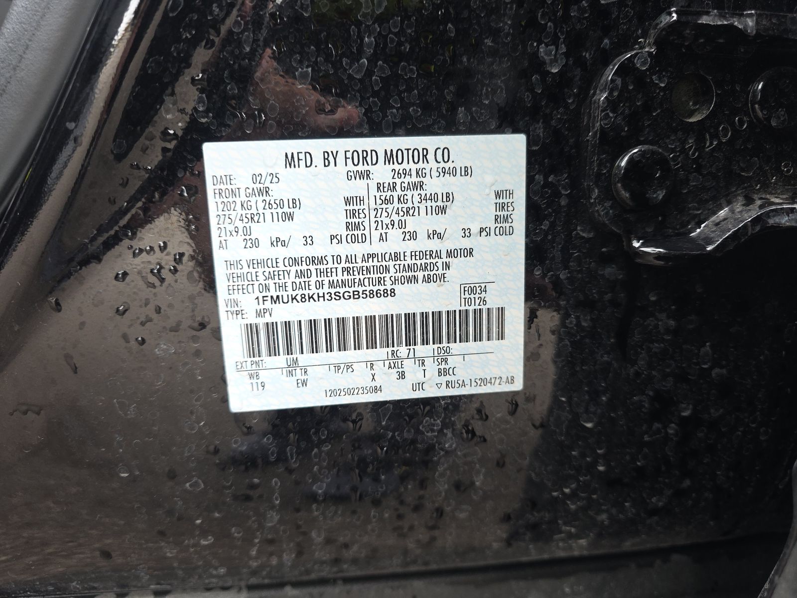 2025 Ford Explorer ST-Line AWD