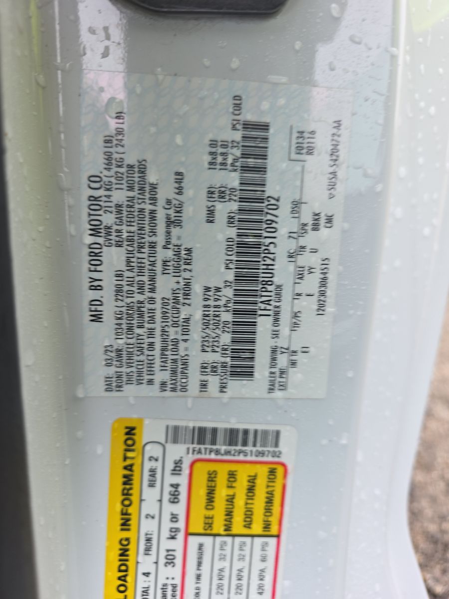 2023 Ford Mustang EcoBoost FWD