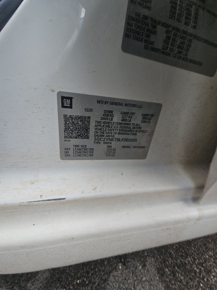 2020 Chevrolet Silverado 2500HD LT AWD