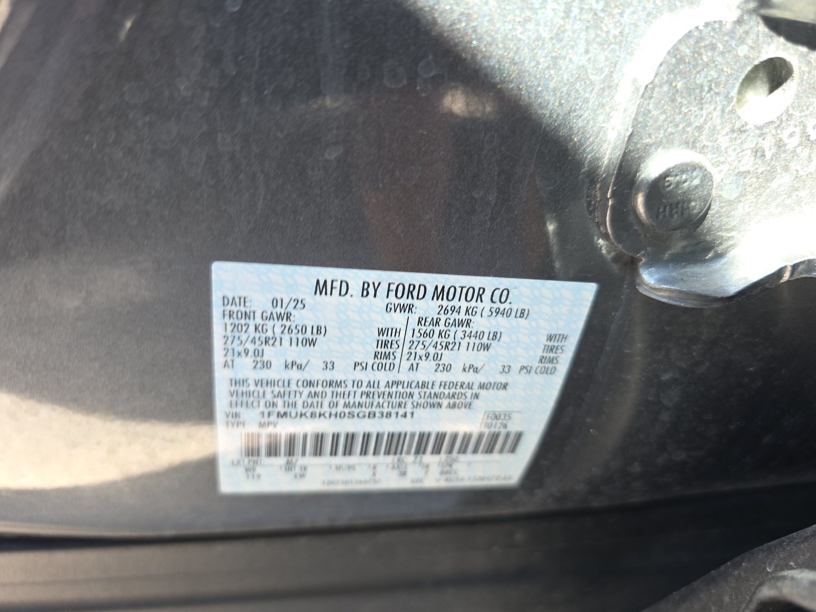 2025 Ford Explorer ST-Line AWD