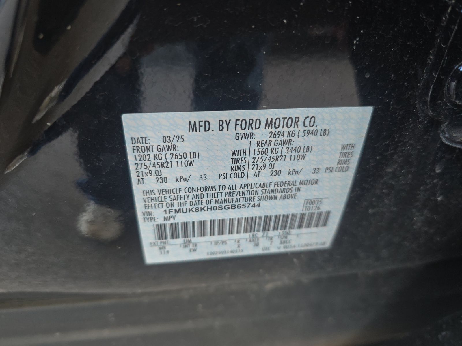 2025 Ford Explorer ST-Line AWD