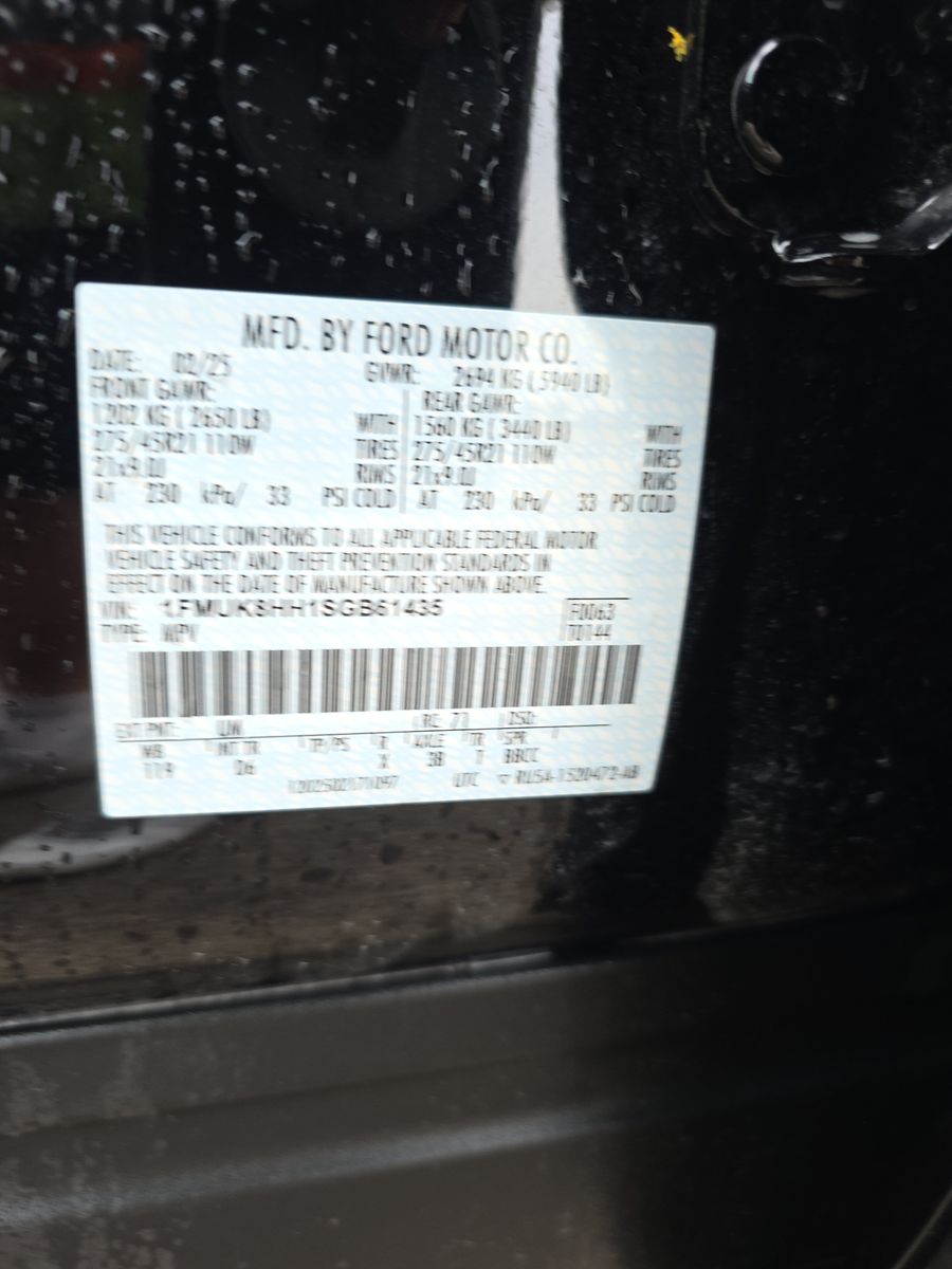 2025 Ford Explorer Platinum AWD