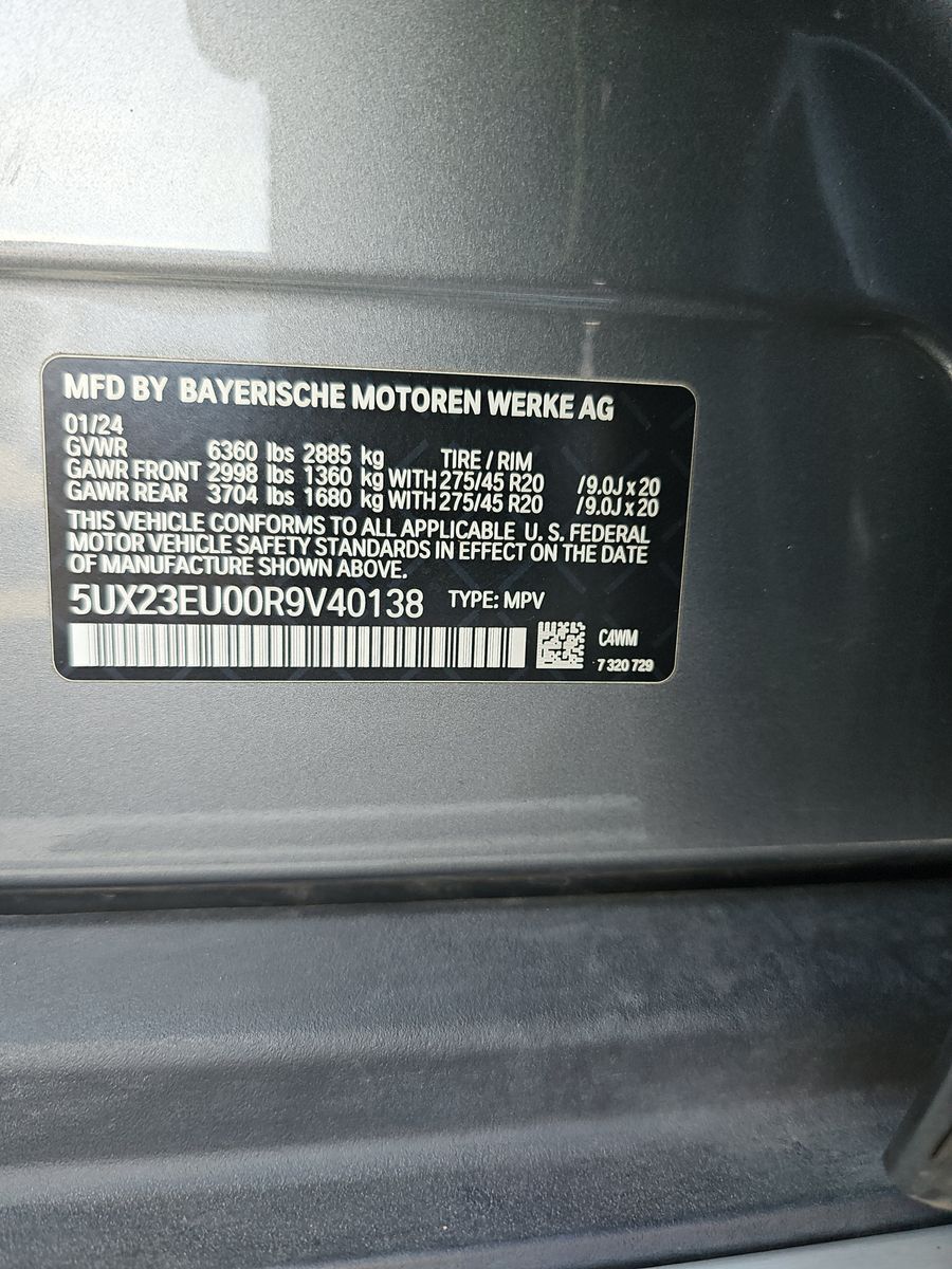 2024 BMW X5 xDrive40i AWD