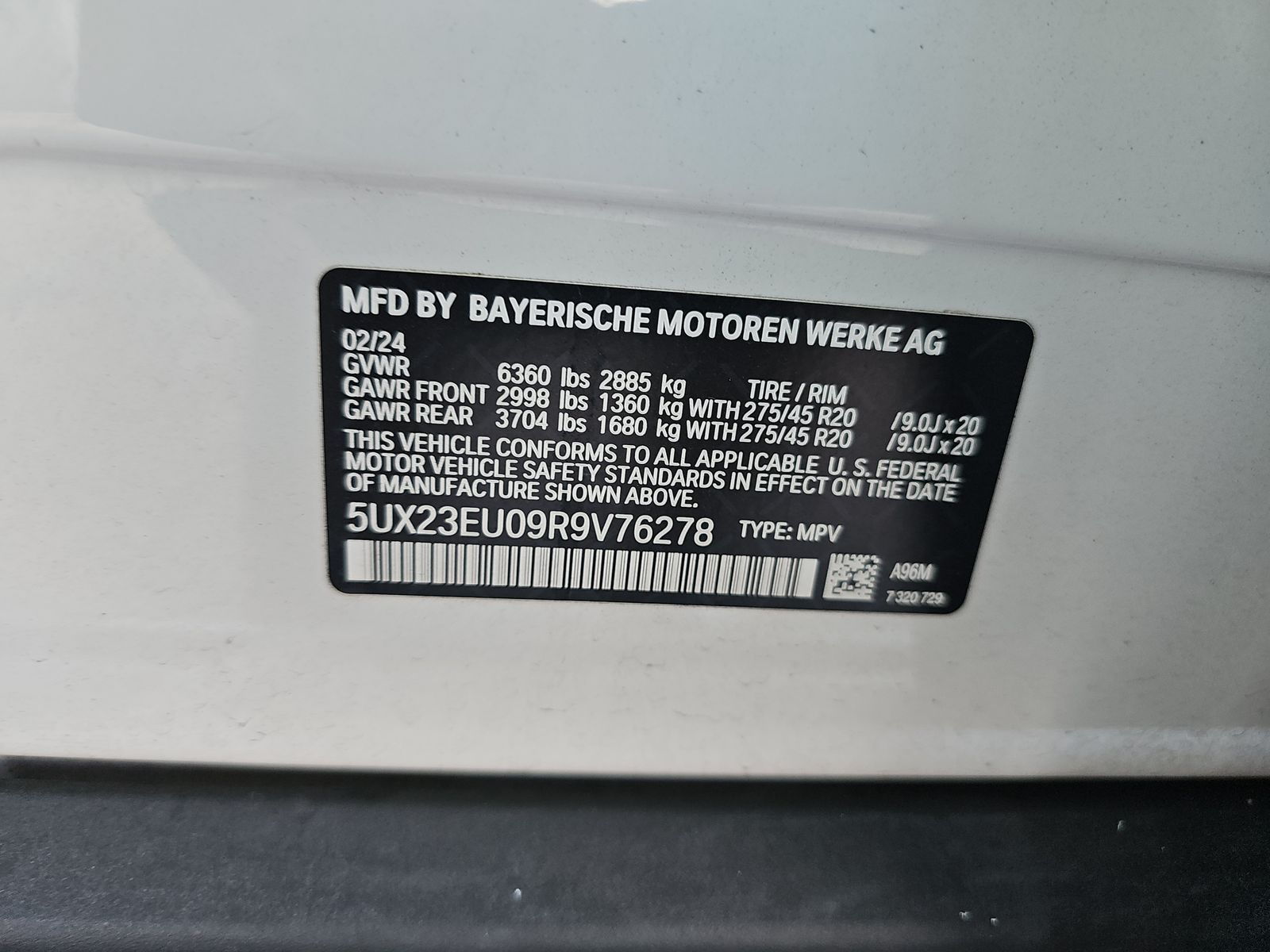 2024 BMW X5 xDrive40i AWD