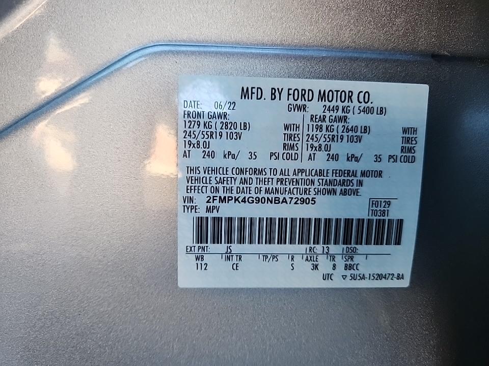 2022 Ford Edge SE AWD