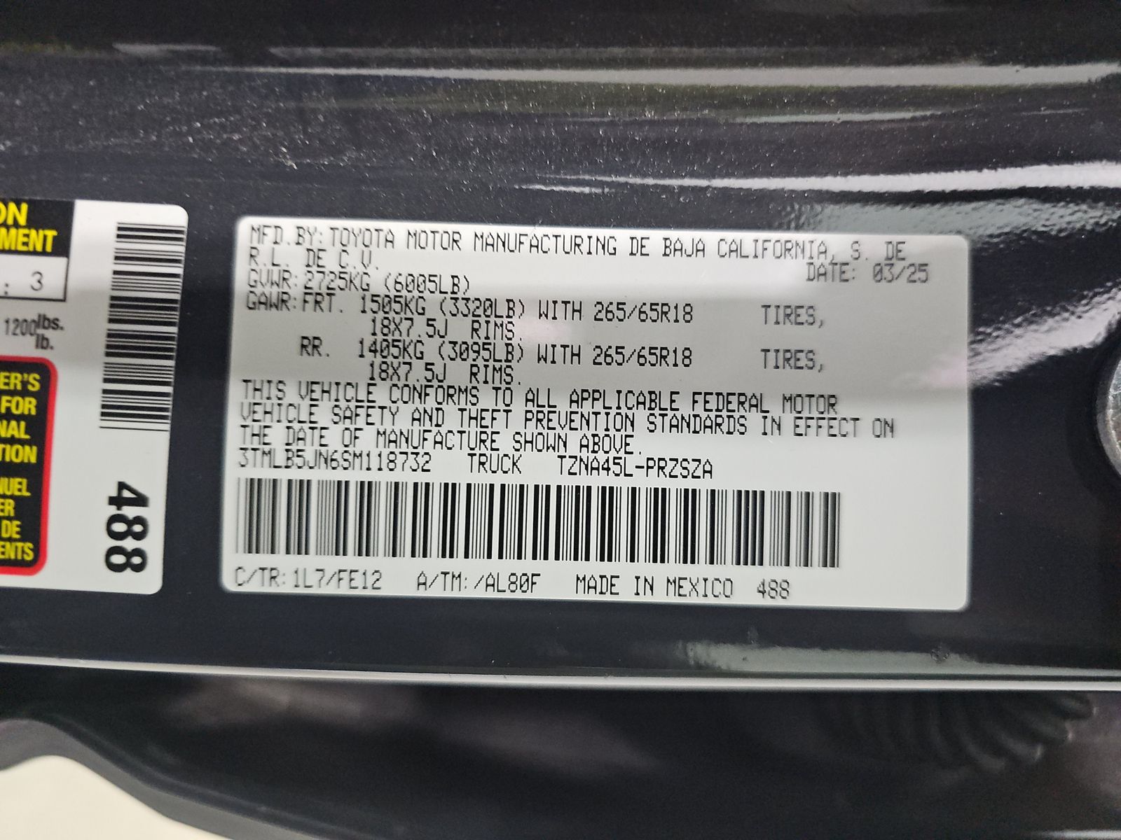 2025 Toyota Tacoma TRD Sport AWD