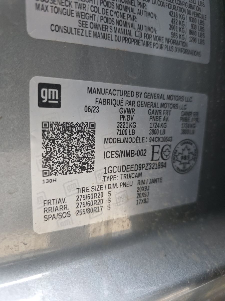 2023 Chevrolet Silverado 1500 RST AWD