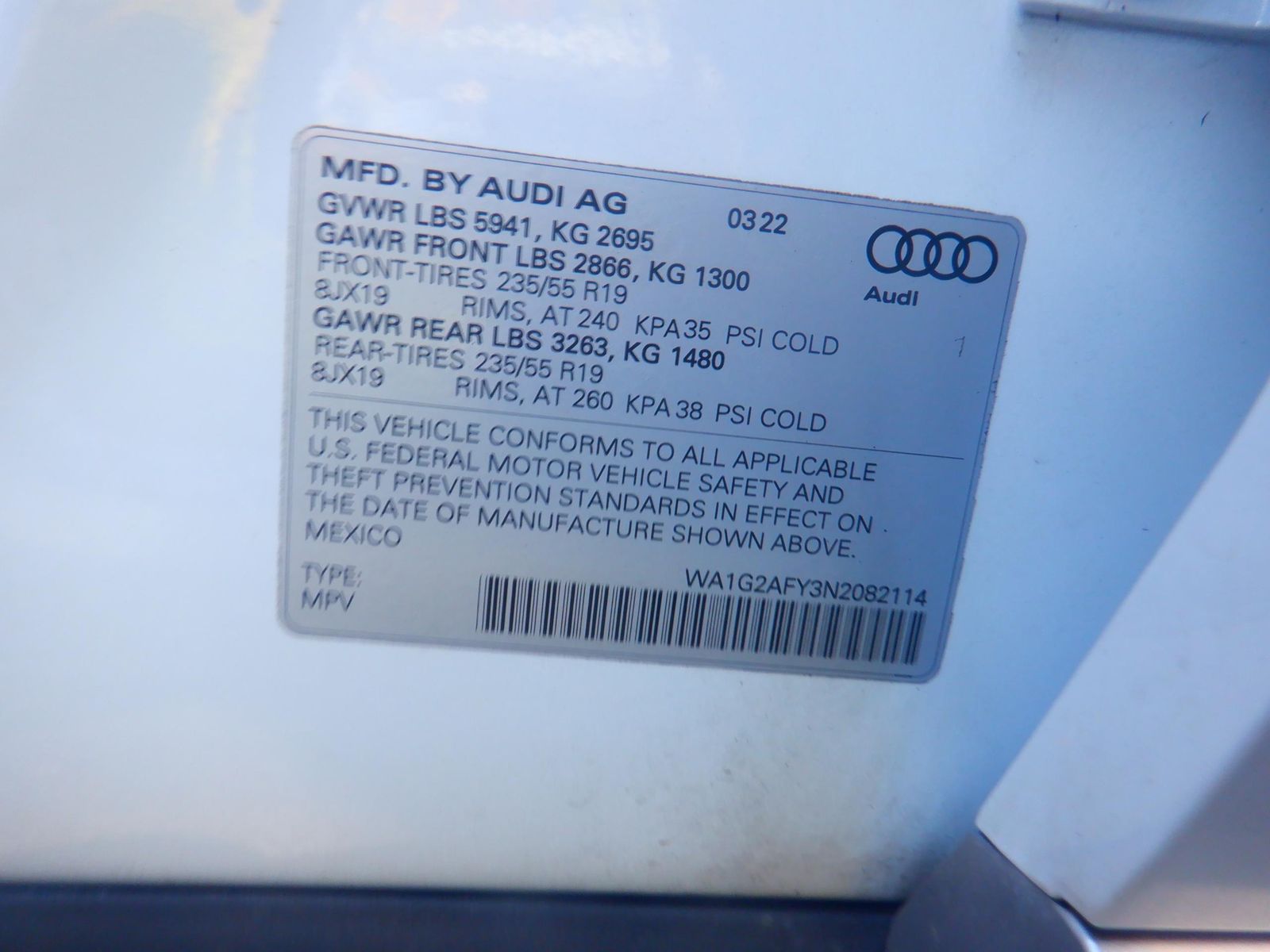 2022 Audi Q5 e Plug-In Hybrid S line Premium AWD