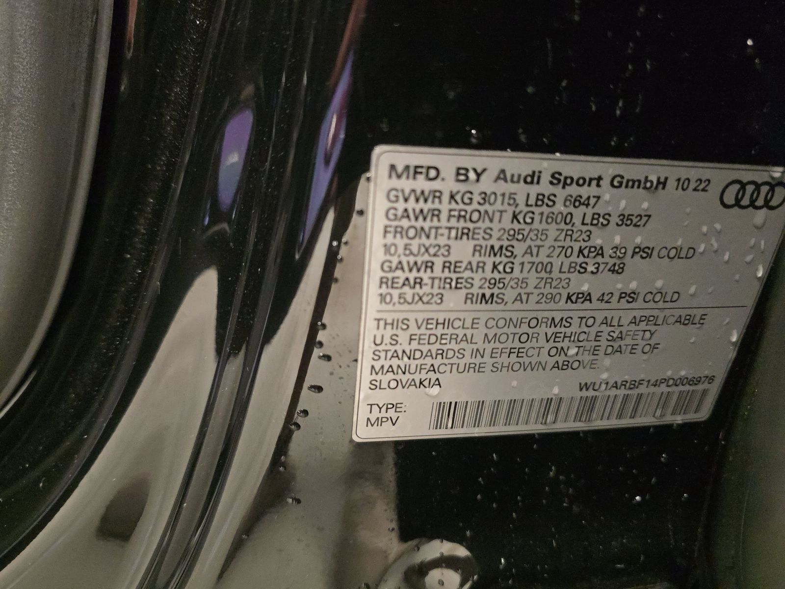 2023 Audi RS Q8 Base AWD