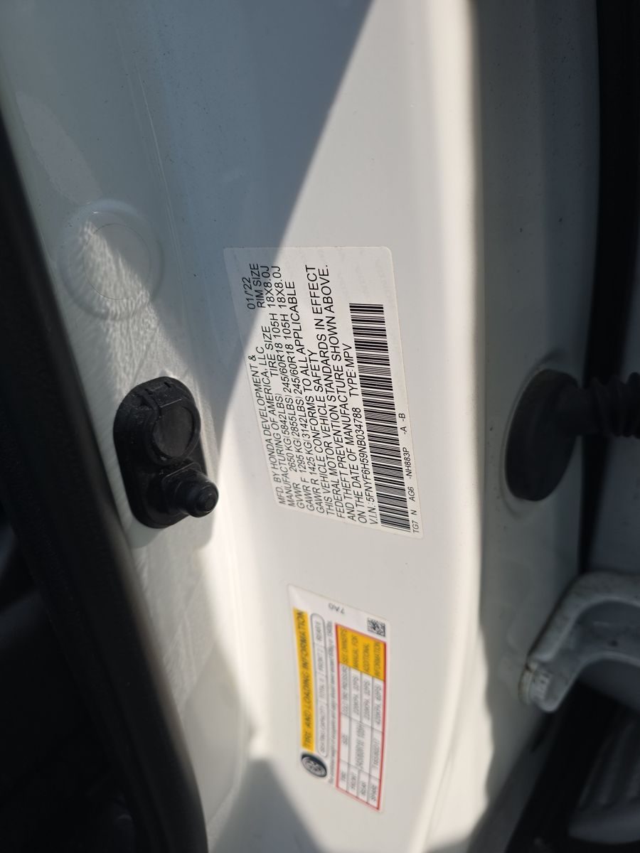 2022 Honda Pilot EX-L AWD