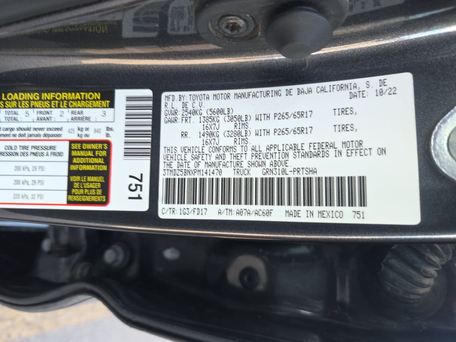 2023 Toyota Tacoma TRD Sport AWD