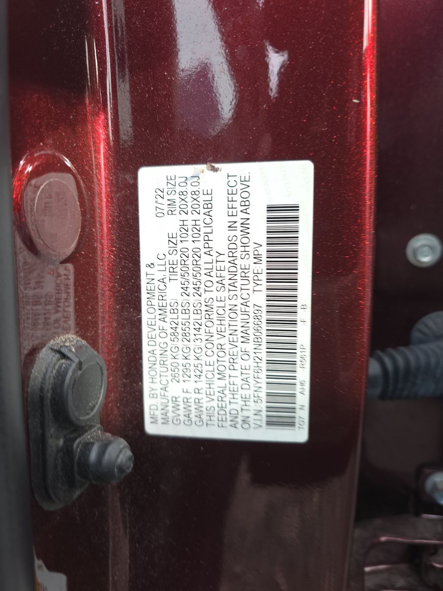 2022 Honda Pilot Special Edition AWD