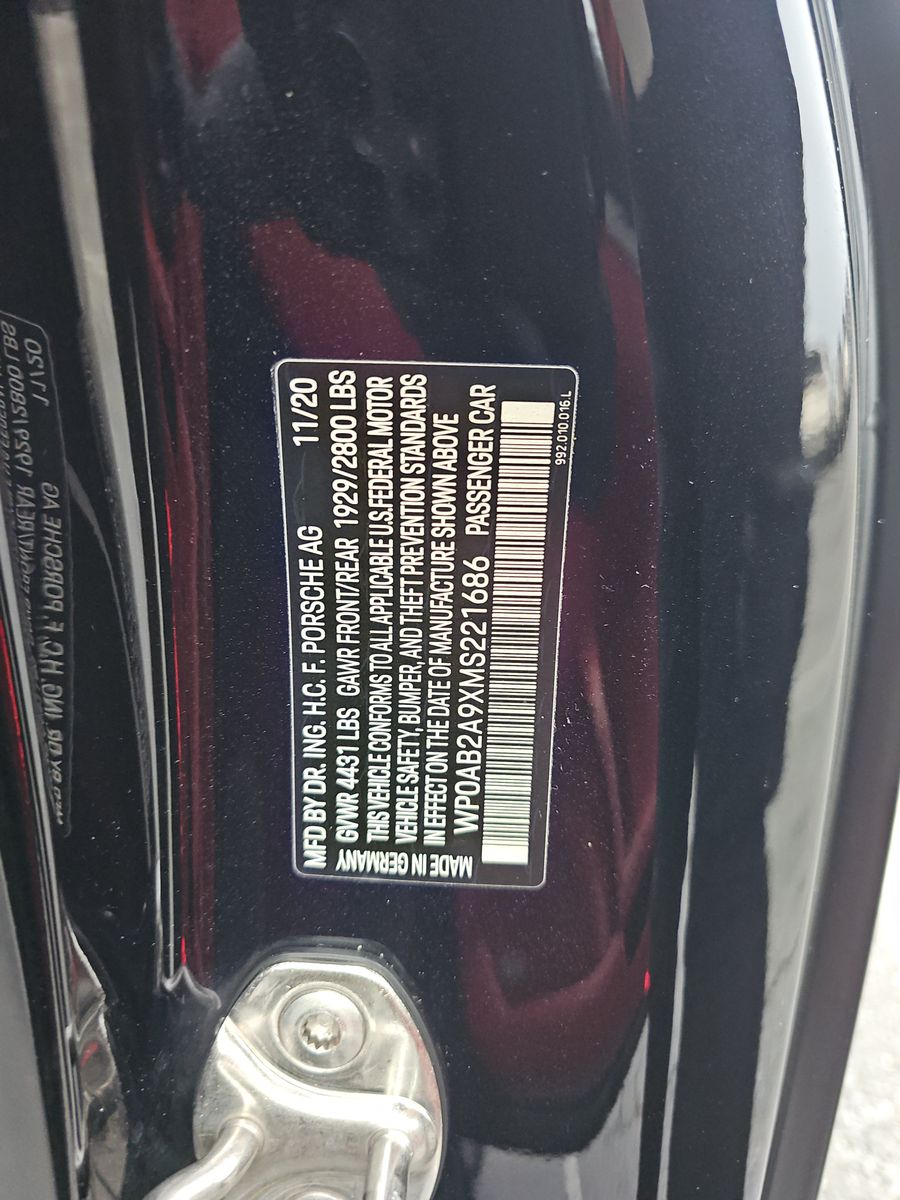 2021 Porsche 911 Carrera 4S AWD