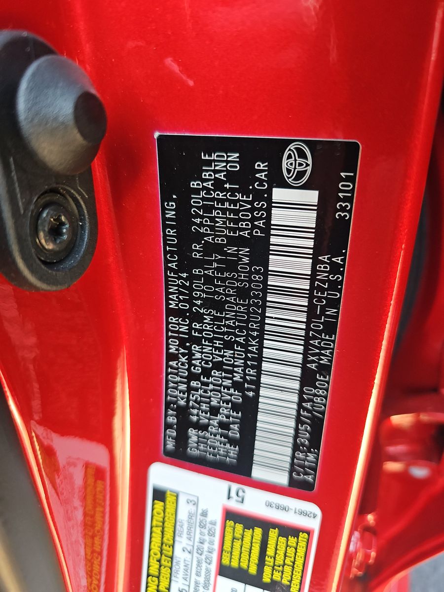 2024 Toyota Camry LE FWD