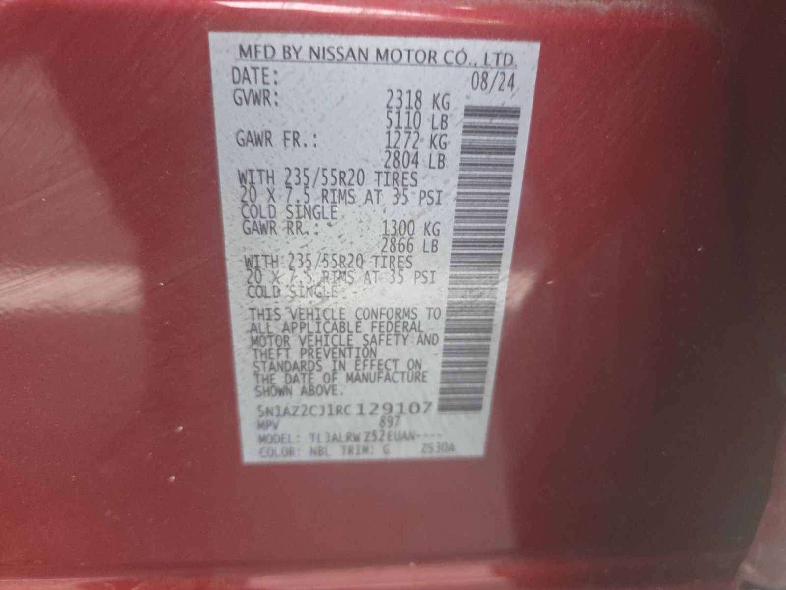 2024 Nissan Murano SL FWD