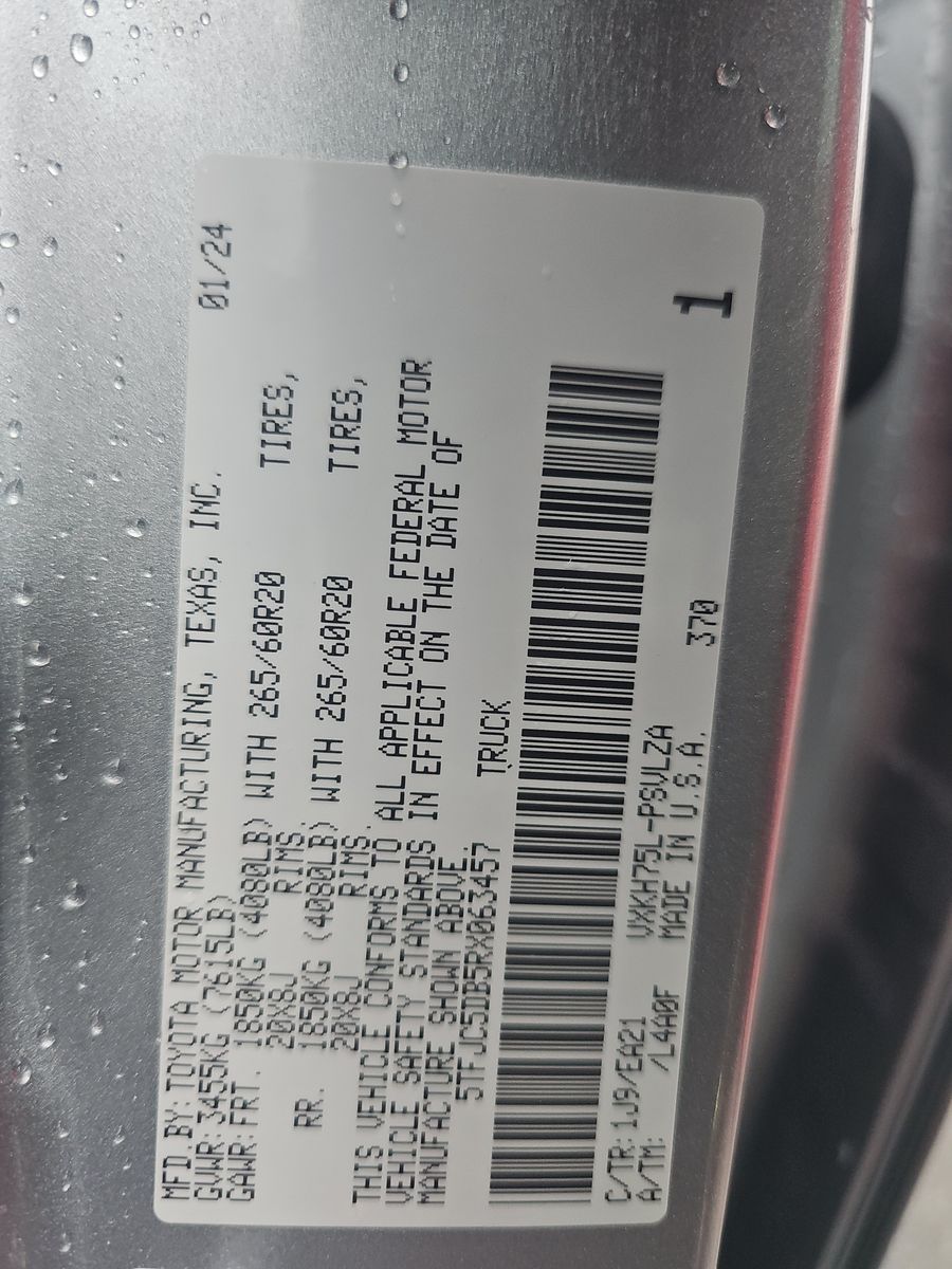 2024 Toyota Tundra Hybrid Limited AWD