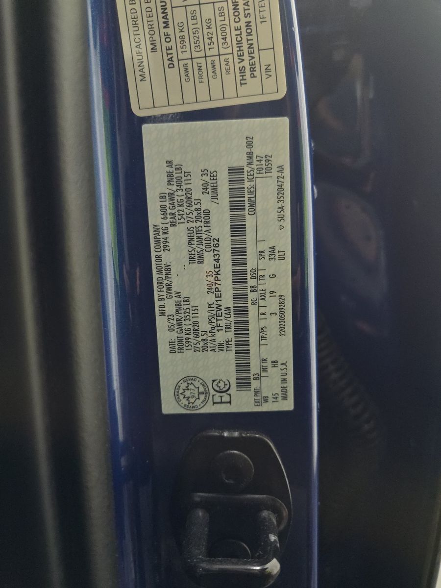 2023 Ford F-150 Lariat AWD