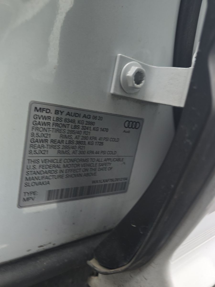 2020 Audi Q7 3.0T Premium Plus AWD