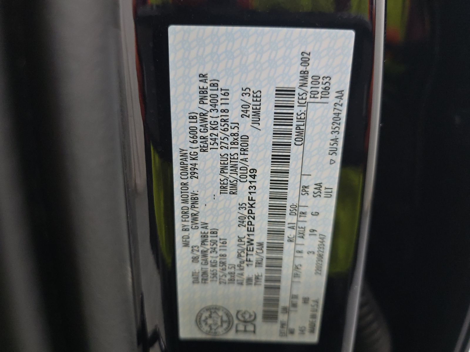 2023 Ford F-150 Lariat AWD