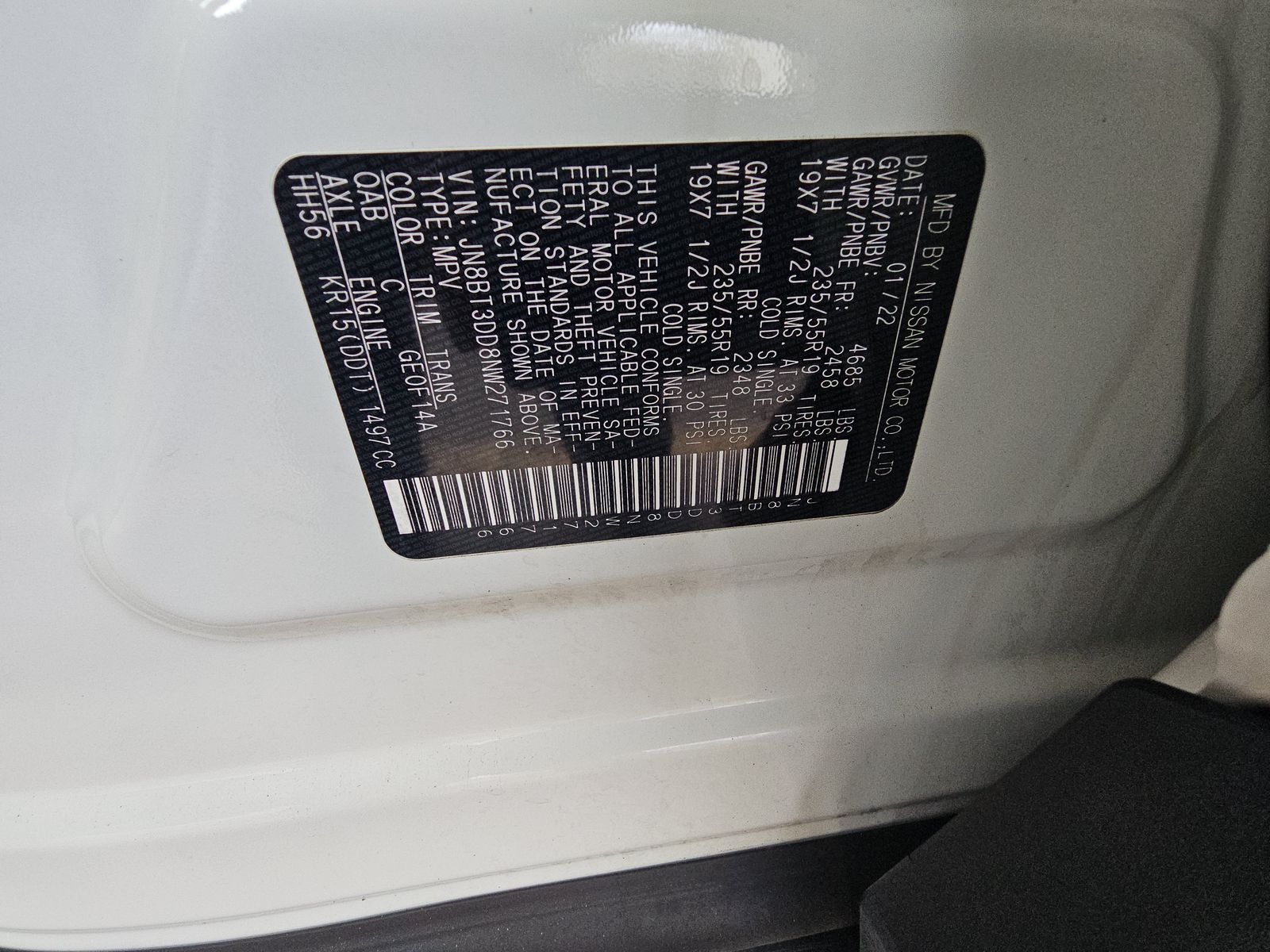 2022 Nissan Rogue Platinum AWD