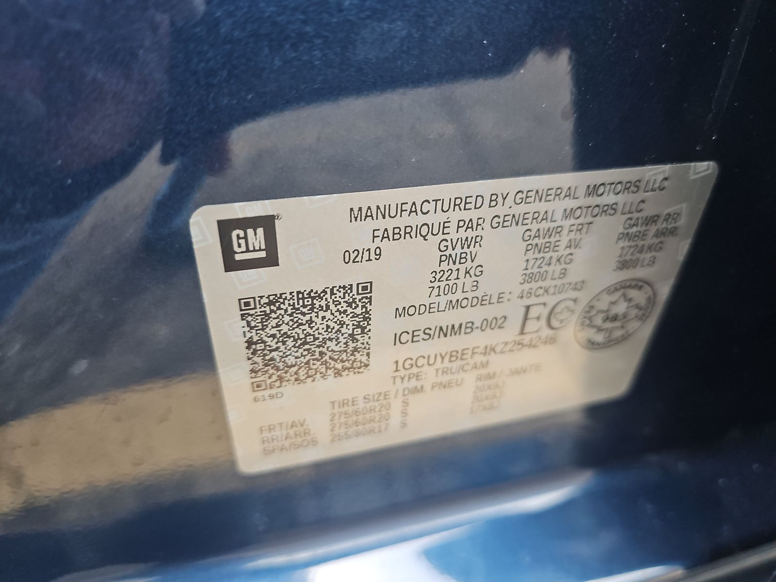 2019 Chevrolet Silverado 1500 Custom AWD