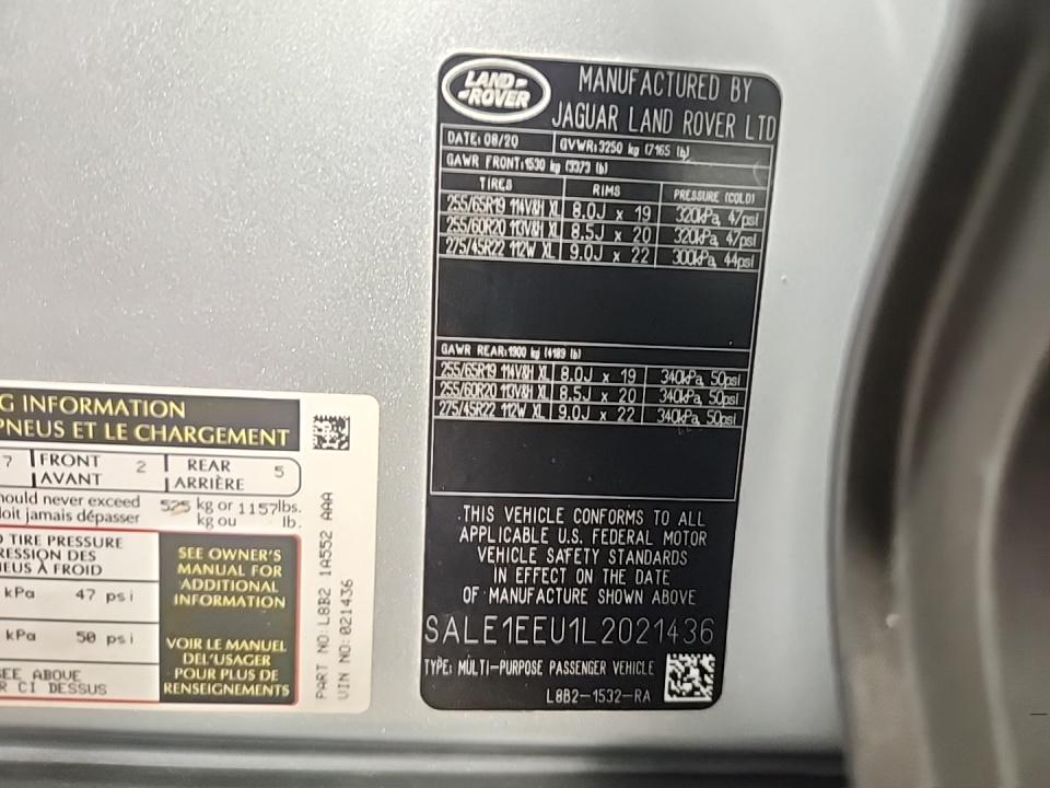 2020 Land Rover Defender 110 HSE AWD