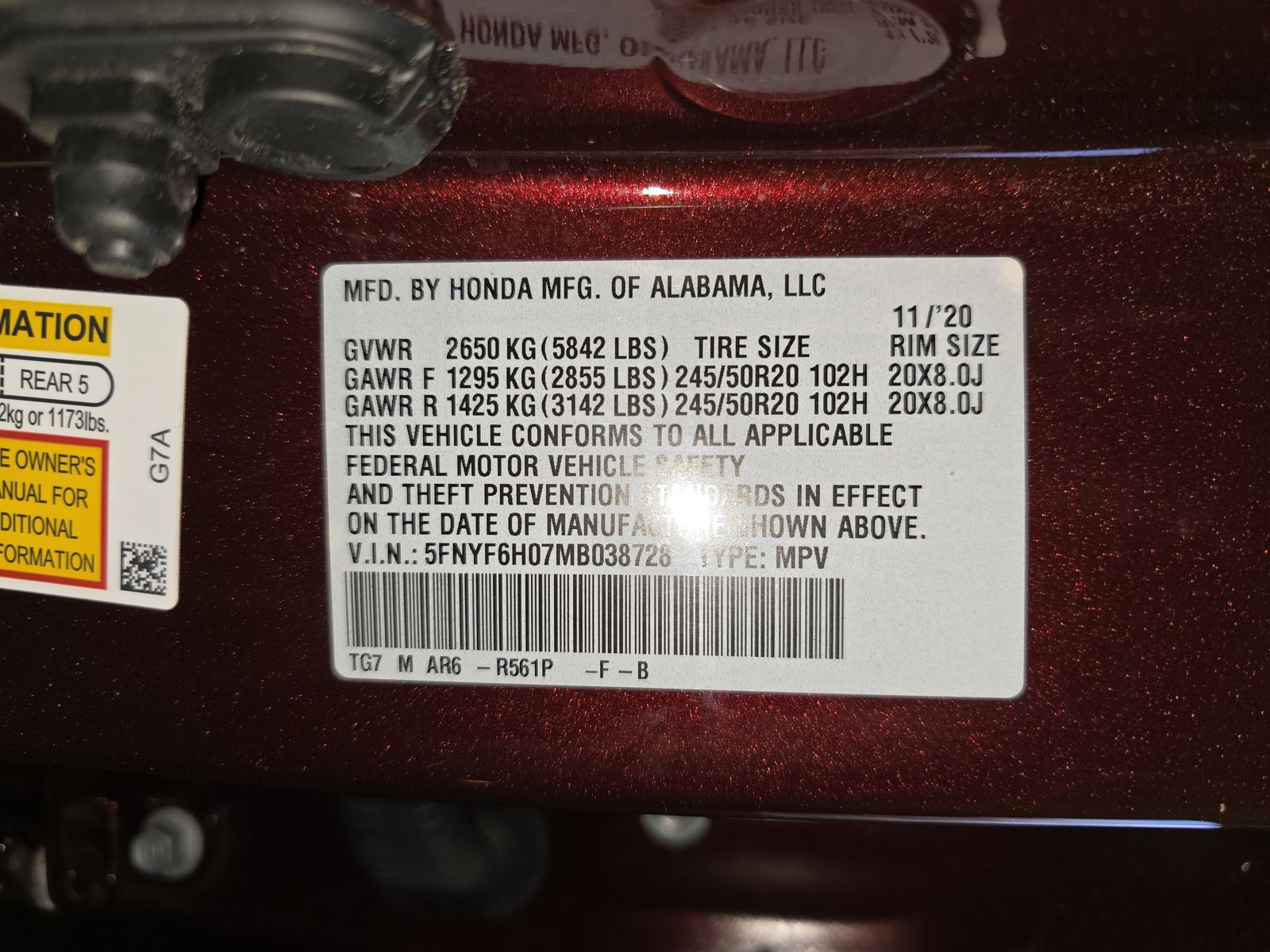 2021 Honda Pilot Elite AWD