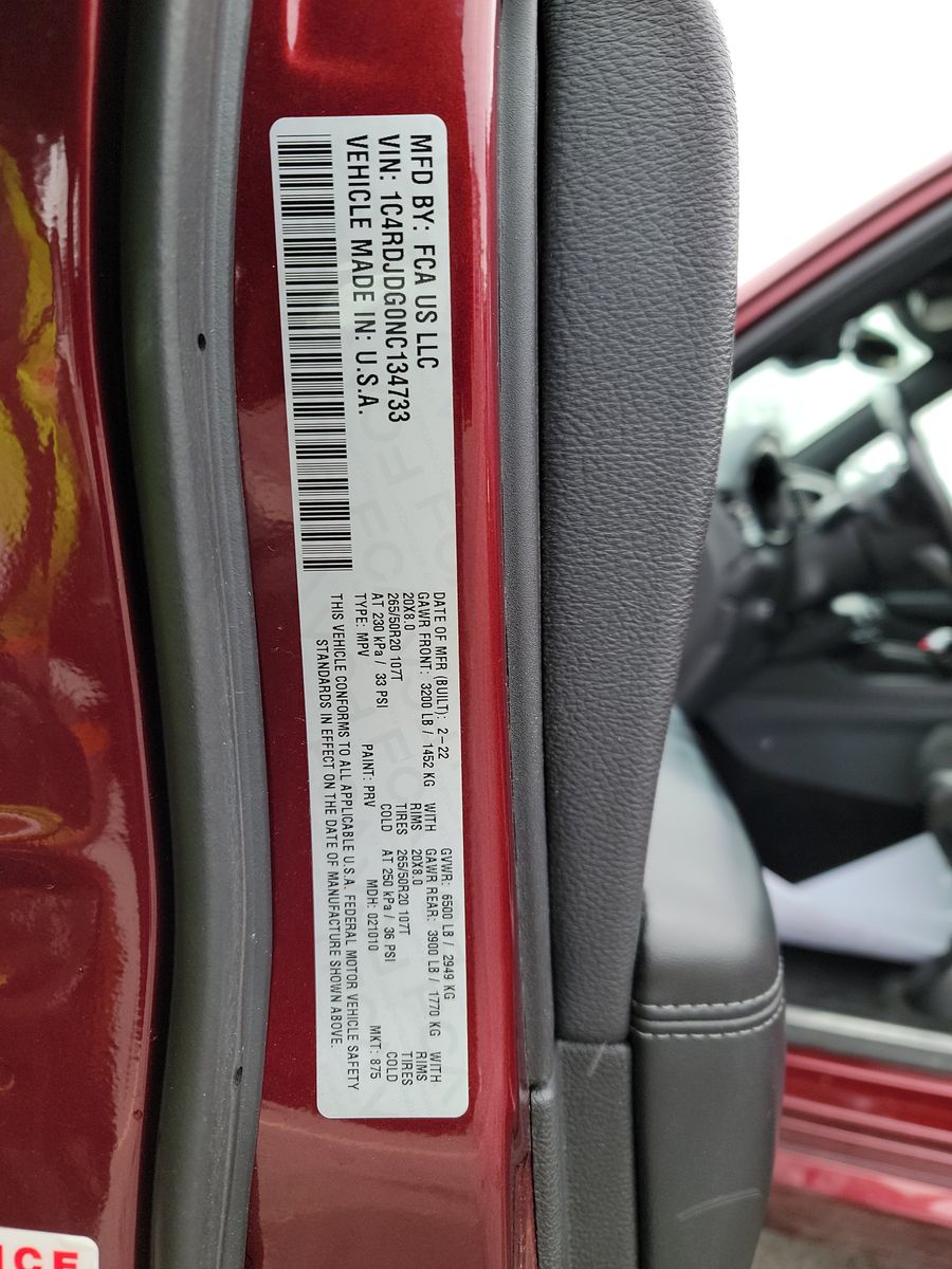 2022 Dodge Durango GT Plus AWD