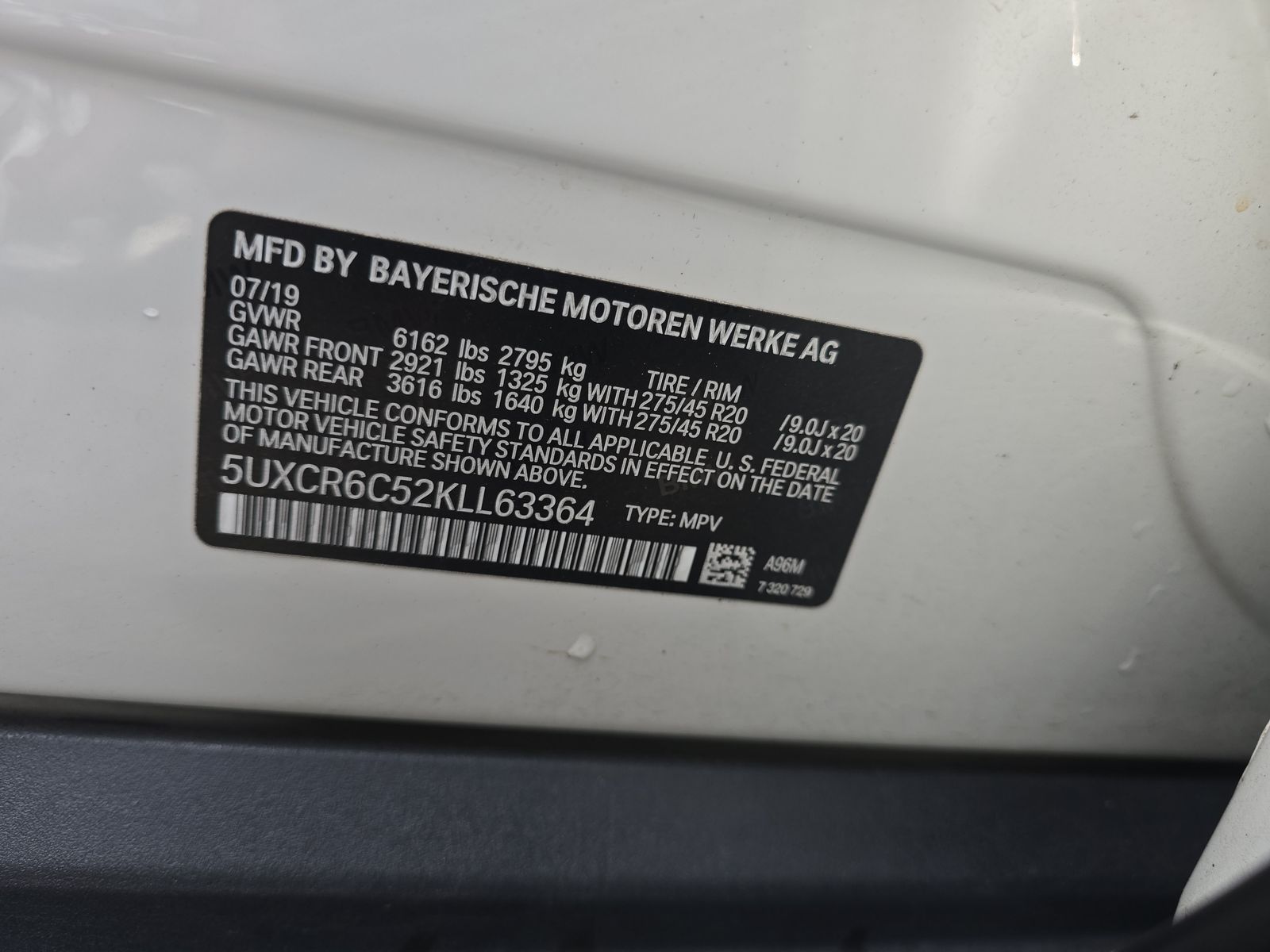 2019 BMW X5 xDrive40i AWD