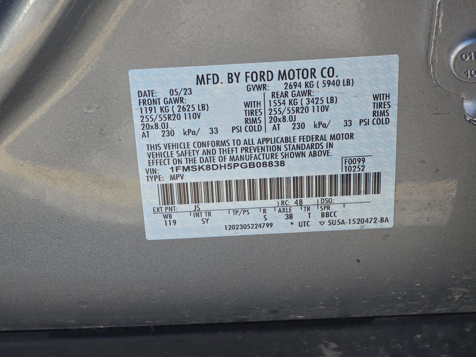 2023 Ford Explorer XLT AWD