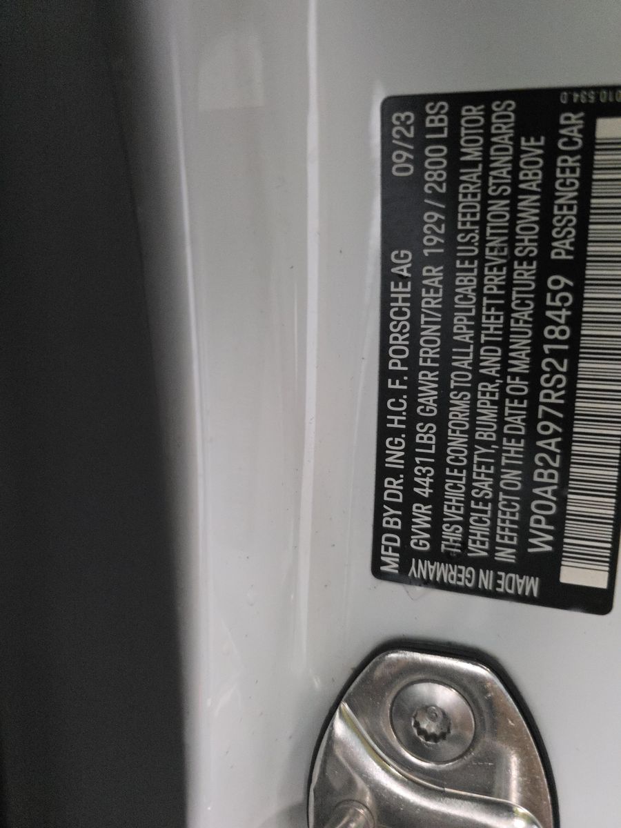 2024 Porsche 911 Carrera 4S AWD