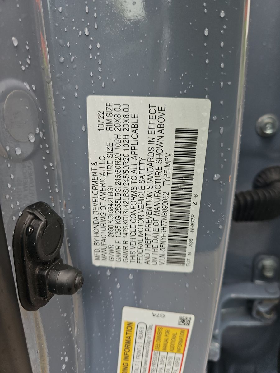 2022 Honda Pilot Black Edition AWD